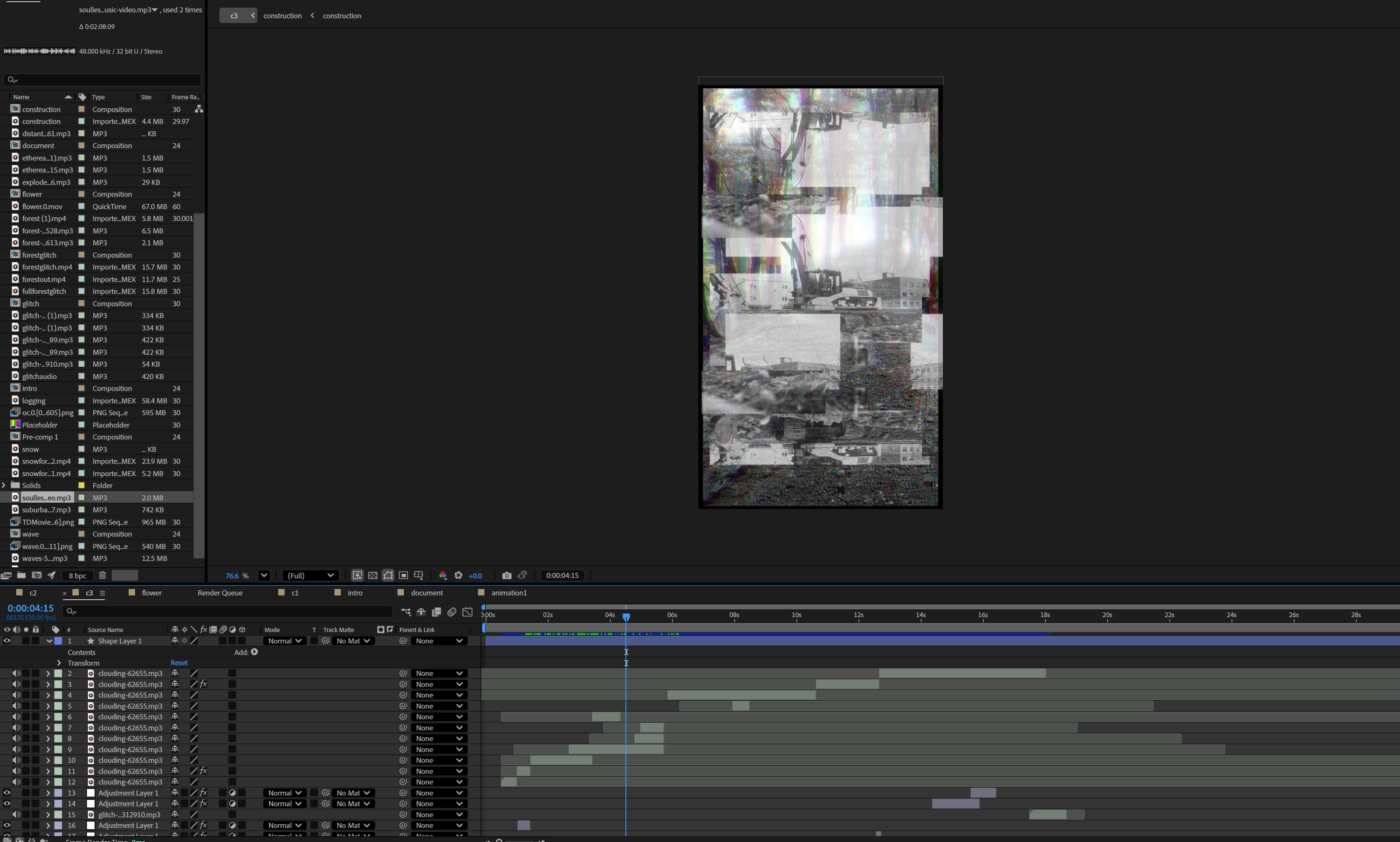 Process still &mdash; compositing