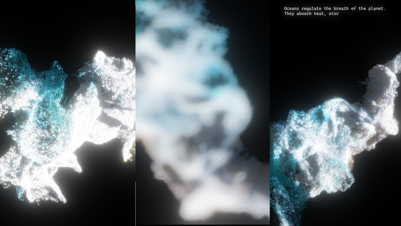 Wave sequence &mdash; installation stills
