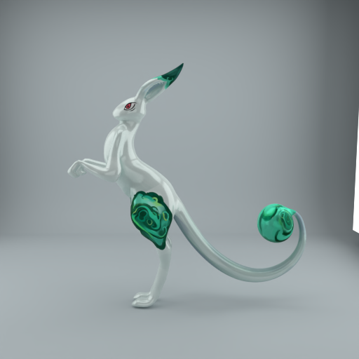 Final render, neutral lighting