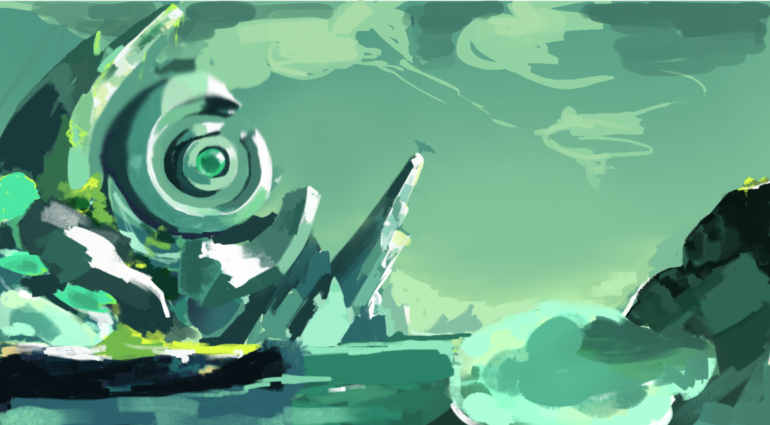 Yuetu — environment painting of The Stratum